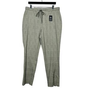 Express Slim Fit Office Joggers Casual Pant Elastic Waist Office To Gym- 36 x 32